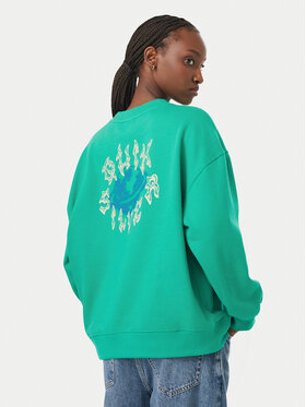 Quiksilver Quiksilver Felpa Standard Crew EQWFT03188 Turchese Regular Fit