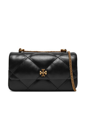 Tory Burch Tory Burch Torbica Mini Kira Diamond Quilt Flap Bag 154710 Crna