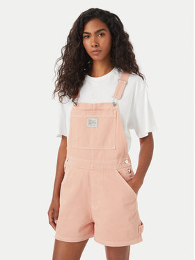RVCA RVCA Ogrodniczki 23B091504 Różowy Relaxed Fit