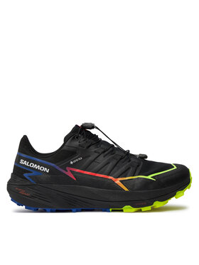 Salomon Salomon Buty do biegania Thundercross Gore-Tex Blue Fire L47551400 Czarny