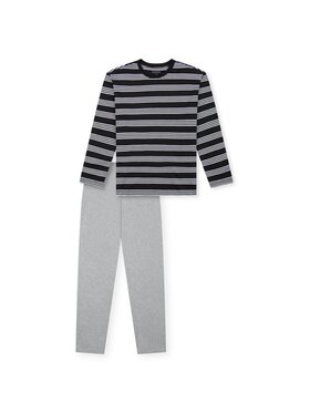 SCHIESSER SCHIESSER Piżama 31014 Czarny Comfort Fit