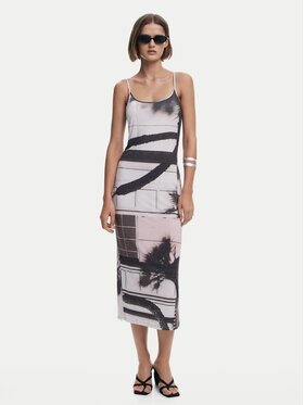 Desigual Desigual Rochie de vară 25SWVK56 Colorat Regular Fit