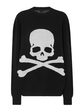 PHILIPP PLEIN PHILIPP PLEIN S dlhými rukávmi 13417 Čierna Regular Fit