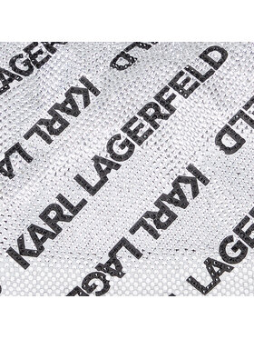 KARL LAGERFELD Torbica 240W3026 Srebrna