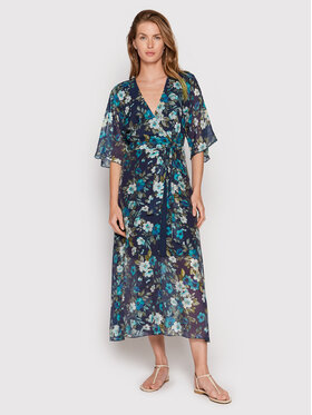 Guess Guess Poletna obleka W2YK38 WEPQ0 Mornarsko modra Regular Fit