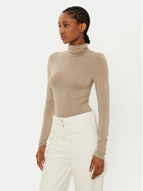 Marc O'Polo Marc O'Polo Bluză cu gât 500 2087 52039 Bej Regular Fit