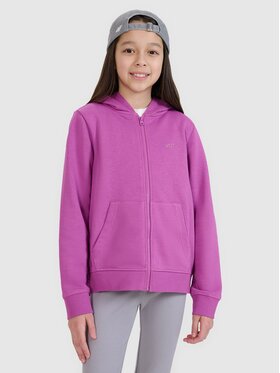 4F 4F Mikina 4FJWSS25TSWSF1706-50S Fialová Regular Fit