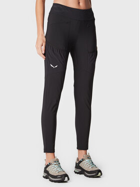 Salewa Salewa Spodnie materiałowe Puez Dst 28483 Czarny Slim Fit