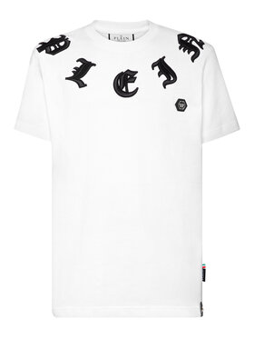 PHILIPP PLEIN PHILIPP PLEIN T-Shirt 14697 Biały Regular Fit