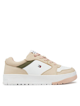 Tommy Hilfiger Tommy Hilfiger Сникърси Low Cut Lace-Up Sneaker T3A9-33527-1269 S Бял