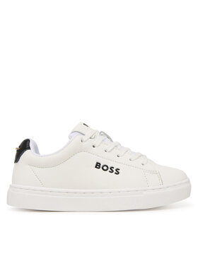 BOSS BOSS Sneakersy J53248 M Biela