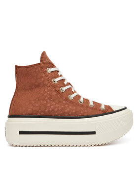 Converse Converse Trampki Chuck Taylor All Star Lift Double Stack Platform Deer A17883C Brązowy