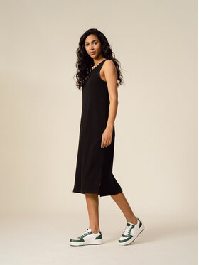 Outhorn Outhorn Letné šaty OTHSS23TDREF027 Čierna Regular Fit