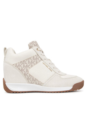 MICHAEL Michael Kors MICHAEL Michael Kors Sneakersy Nikko S2 Wedge Trainer 43F6NKFS4S Kremowy
