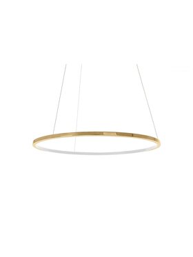 MIAhome MIAhome Lampa wisząca RING SLIM 60 złota Złoty