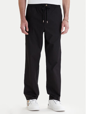 Versace Jeans Couture Versace Jeans Couture Medžiaginės kelnės 80GAA100 N0132 Juoda Regular Fit