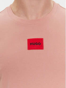 Hugo T-shirt Diragolino212 50447978 Ružičasta Regular Fit