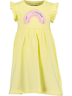 Blue Seven Blue Seven Ежедневна рокля 721637 X Жълт Regular Fit