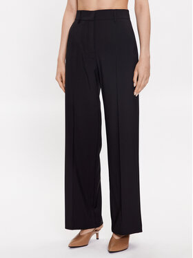 Weekend Max Mara Weekend Max Mara Stoffhose Visivo 2351361639 Schwarz Wide Leg