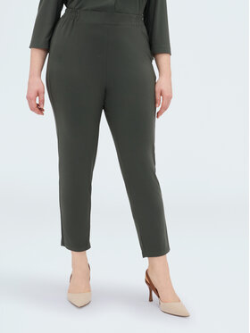 Fiorella Rubino Fiorella Rubino Pantaloni di tessuto P824L002350N035 Verde Regular Fit