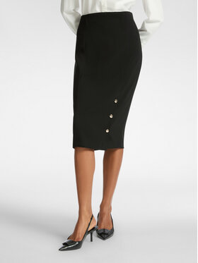 Elena Mirò Elena Mirò Gonna midi 1040P000051N033 Nero Slim Fit