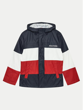 Tommy Hilfiger Tommy Hilfiger Geacă de ploaie Colorblock KS0KS00566 Colorat Relaxed Fit
