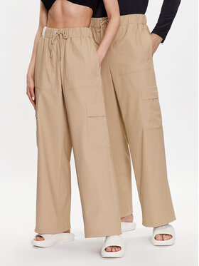 Rains Rains Kalhoty z materiálu 18990 Béžová Comfortable Fit