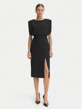 Rinascimento Rinascimento Coctailkleid CFC0127570003 Schwarz Slim Fit