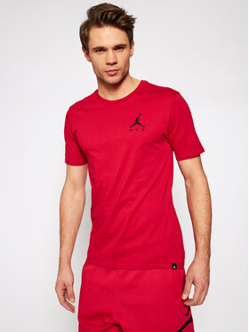Nike Nike T-Shirt Jordan Jumpman AH5296 Czerwony Standard Fit