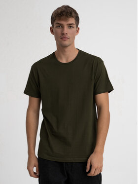 Urban City Urban City T-Shirt T-Shirt Męski Forest Zielony UrbanCity No Logo L Zielony Regular Fit