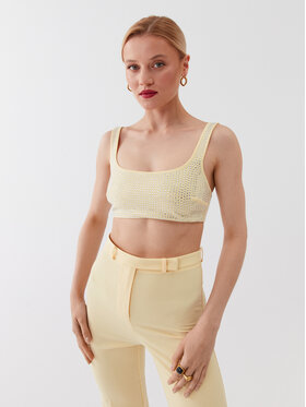 Patrizia Pepe Patrizia Pepe Top 2C1488/A049-Y433 Galben Slim Fit