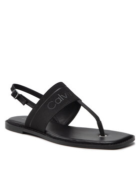 Calvin Klein Calvin Klein Sandale Squared Flat Tp Sandal He HW0HW00818 Negru
