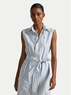 Polo Ralph Lauren Polo Ralph Lauren Rochie tip cămașă 211973767001 Albastru celest Regular Fit