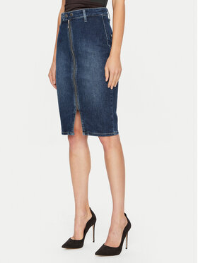 Guess Guess Дънкова пола W4BD38 D592A Тъмносин Slim Fit