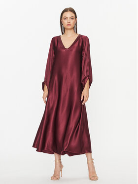 Dixie Dixie Ежедневна рокля A782Z037 Бордо Relaxed Fit