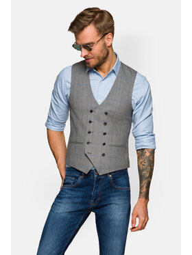 Lancerto Lancerto Kamizelka 2 Szary Regular Fit