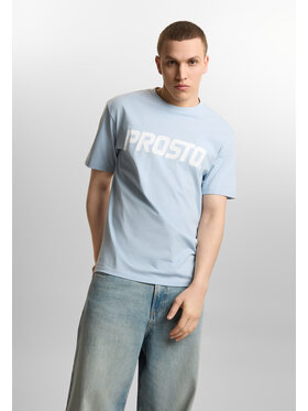 PROSTO. PROSTO. T-Shirt Big Log KL261MTEE1011 Niebieski jasny Regular Fit
