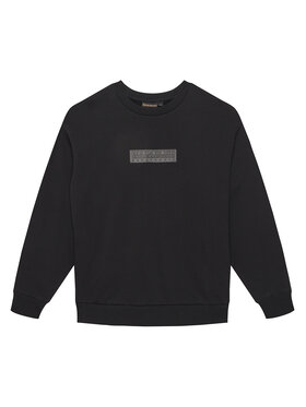 Napapijri Napapijri Bluza B-New Box Logo NP0A8B3K Czarny Loose Fit