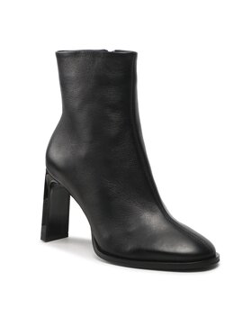 Calvin Klein Calvin Klein Bokacsizma Curved Stil Ankle Boot 80 HW0HW01240 Fekete
