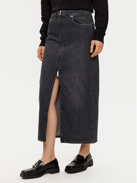 Karl Lagerfeld Jeans Karl Lagerfeld Jeans Džínová sukně A1W12008 Šedá Regular Fit