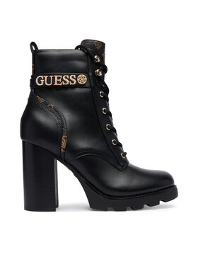 Guess Guess Polokozačky FLFNEE ELE10 Černá