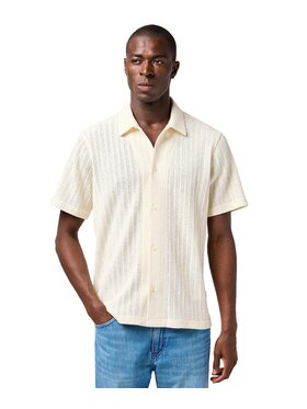 Wrangler Wrangler Koszula 112363553 Beżowy Regular Fit