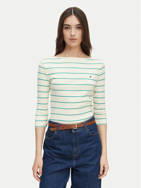 Tommy Hilfiger Tommy Hilfiger Majica New Cody WW0WW40589 Krem Slim Fit