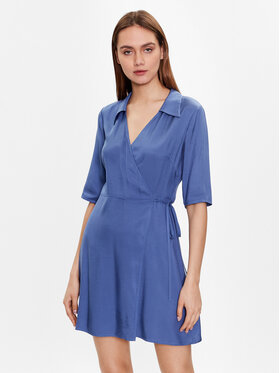 Trussardi Trussardi Рокля тип риза 56D00720 Тъмносин Regular Fit