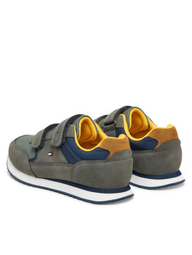 Tommy Hilfiger Tommy Hilfiger Sportcipők Low Cut Velcro Sneaker T1X9-35253-1960 S Zöld
