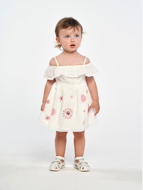Birba Trybeyond Birba Trybeyond Rochie de zi 999 65315 00 D Alb Regular Fit