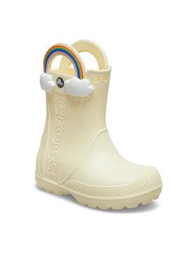 Crocs Gumijasti škornji Handle It Rainbow Rain Boot Kids 210026 Rumena