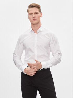 Calvin Klein Calvin Klein Cămașă K10K112310 Alb Slim Fit