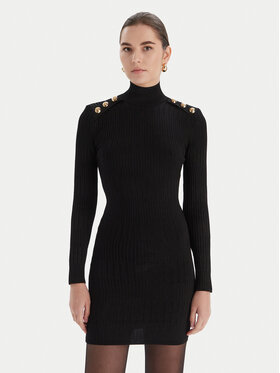 Marciano Guess Marciano Guess Плетена рокля 5BGK52 5881Z Черен Slim Fit