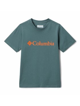 Columbia Columbia T-Shirt 195495 Zielony Regular Fit